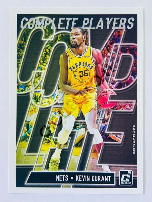 Kevin Durant - Brooklyn Nets 2019-20 Panini Donruss Complete Players Insert #9