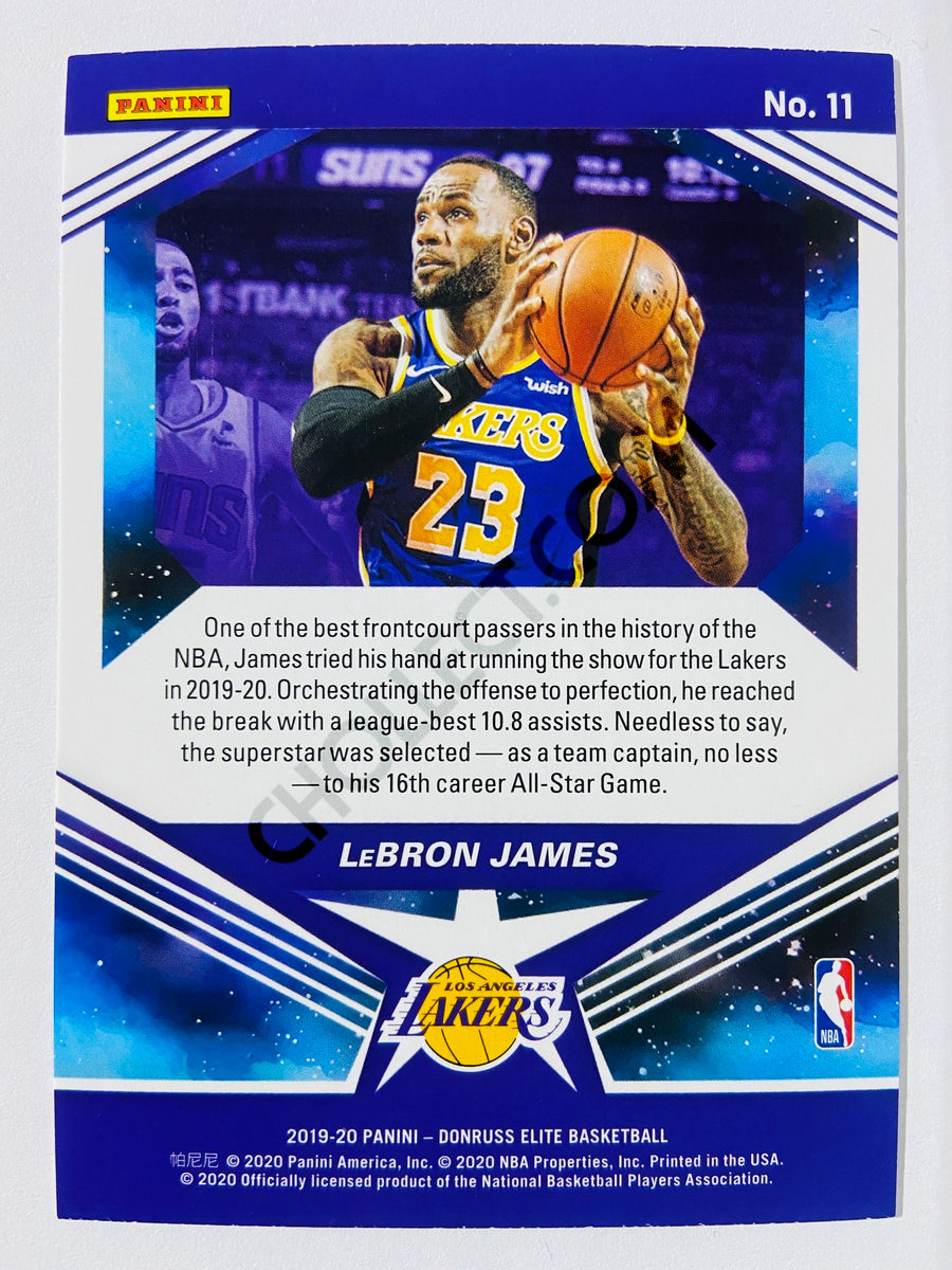 LeBron James - Los Angeles Lakers 2019-20 Panini Donruss Elite Star Status #11