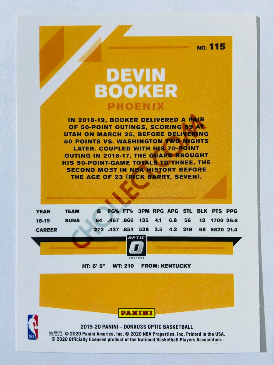 Devin Booker - Phoenix Suns 2019-20 Panini Donruss Optic #115