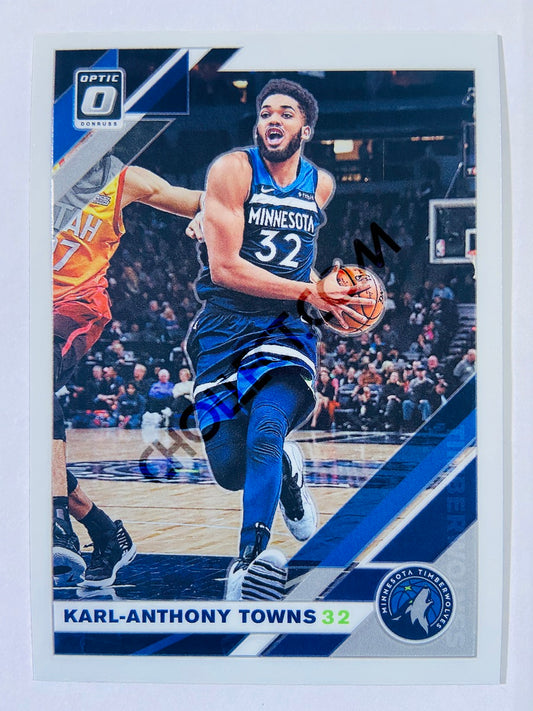 Karl-Anthony Towns - Minnesota Timberwolves 2019-20 Panini Donruss Optic #131