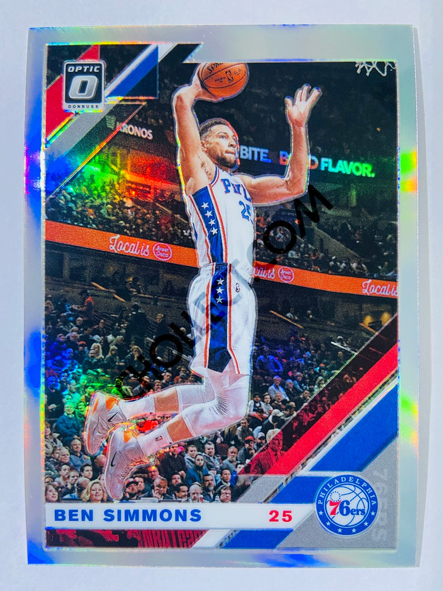 Ben Simmons - Philadelphia 76ers 2019-20 Panini Donruss Optic Silver Parallel #55