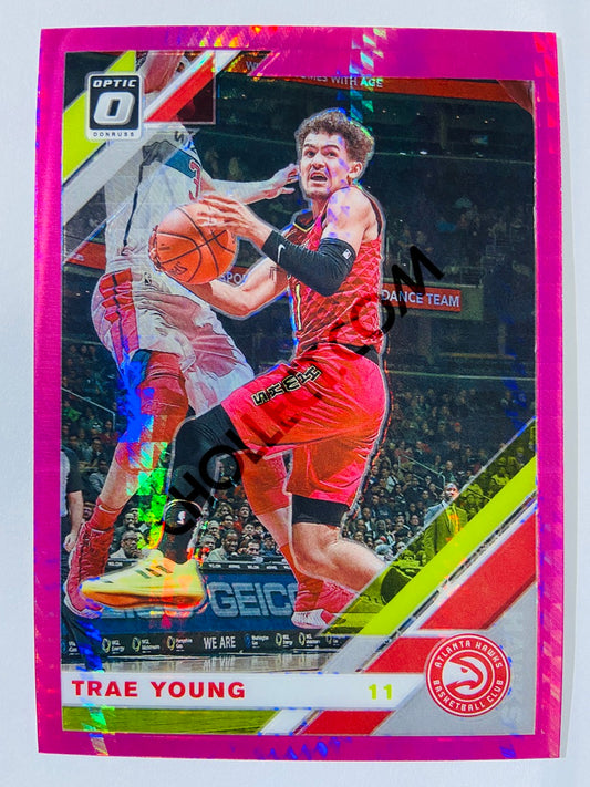 Trae Young - Atlanta Hawks 2019-20 Panini Donruss Optic Hyper Pink Parallel #2