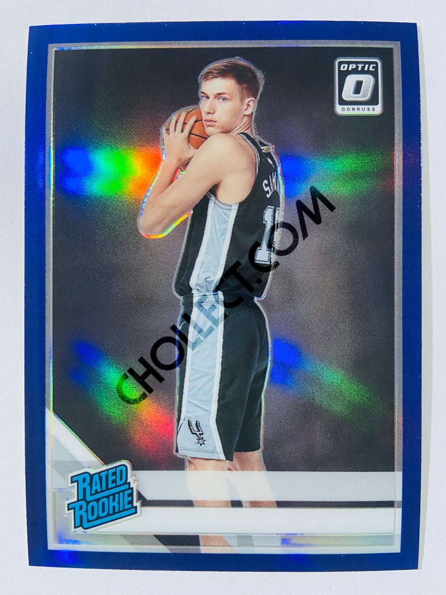 Luka Samanic - San Antonio Spurs 2019-20 Panini Donruss Optic Rated Rookie Purple #176