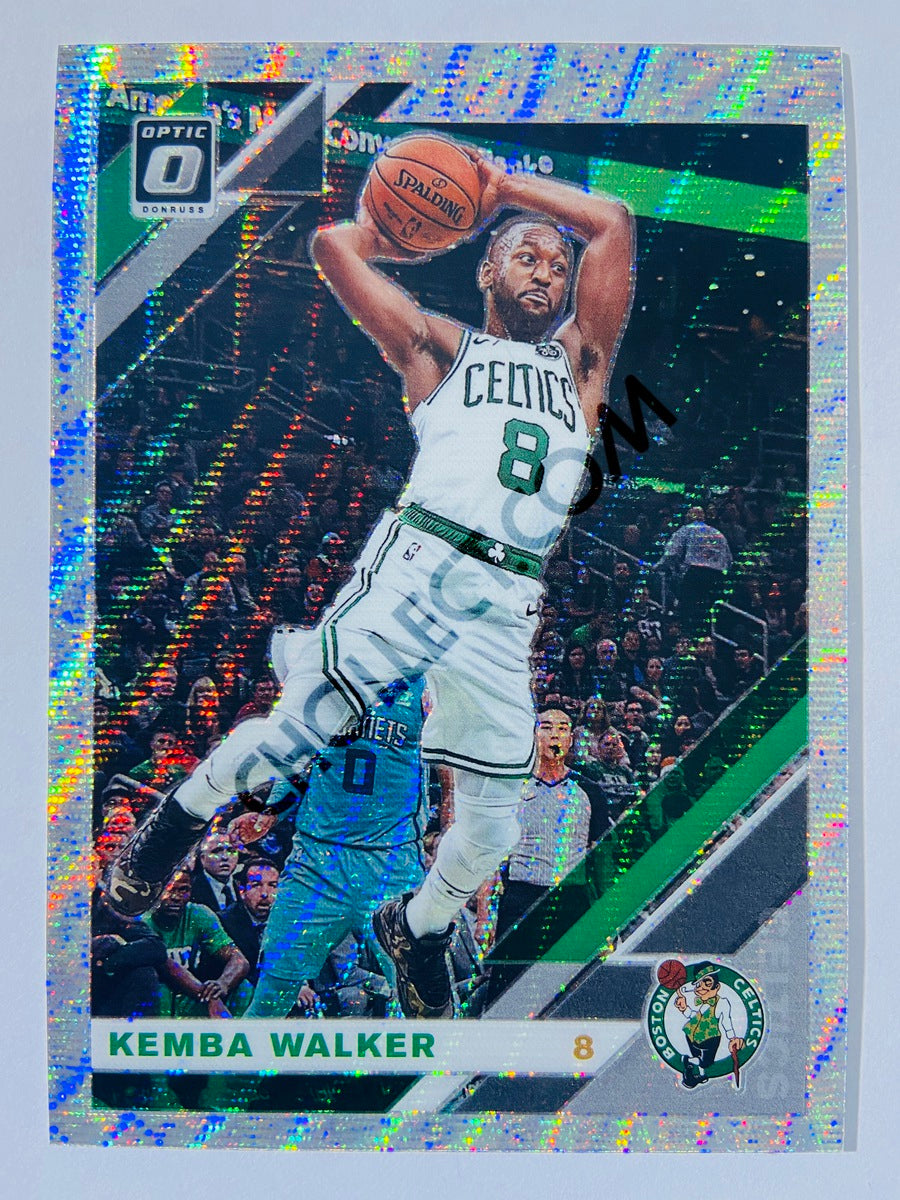 Kemba Walker - Boston Celtics 2019-20 Panini Donruss Optic Silver Wave Parallel #52