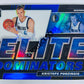 Kristaps Porzingis - Dallas Mavericks 2019-20 Panini Donruss Optic Elite Dominators Blue Parallel #24 | 01/49