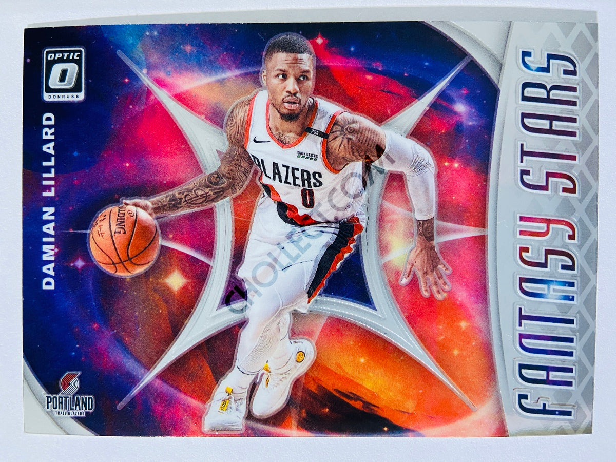 Damian Lillard - Portland Trail Blazers 2019-20 Panini Donruss Optic Fantasy Stars #9