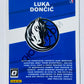 Luka Doncic - Dallas Mavericks 2019-20 Panini Donruss Optic My House! Insert #1