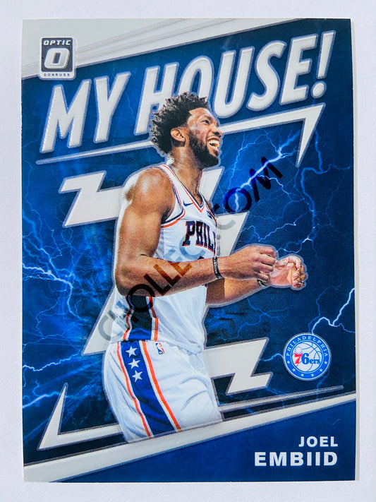 Joel Embiid - Philadelphia 76ers 2019-20 Panini Donruss Optic My House! Insert #4