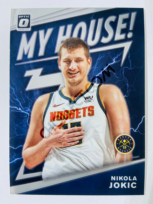 Nikola Jokic - Denver Nuggets 2019-20 Panini Donruss Optic My House! Insert #6