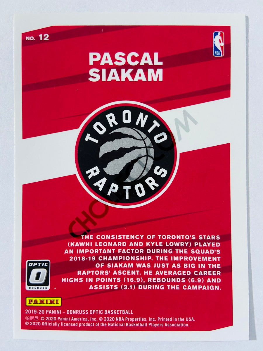 Pascal Siakam - Toronto Raptors 2019-20 Panini Donruss Optic My House! Insert #12