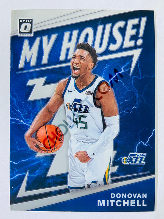 Donovan Mitchell - Utah Jazz 2019-20 Panini Donruss Optic My House! Insert #16