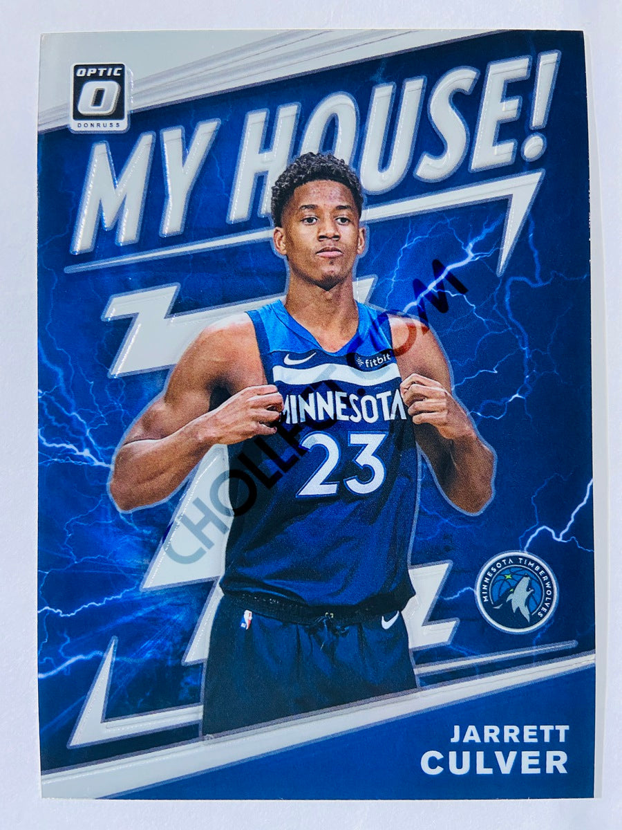 Jarrett Culver - Minnesota Timberwolves 2019-20 Panini Donruss Optic My House! Insert #19