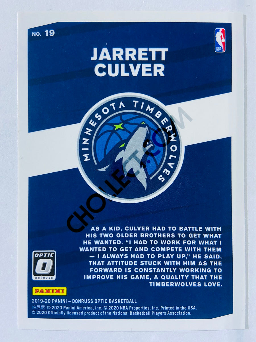 Jarrett Culver - Minnesota Timberwolves 2019-20 Panini Donruss Optic My House! Insert #19