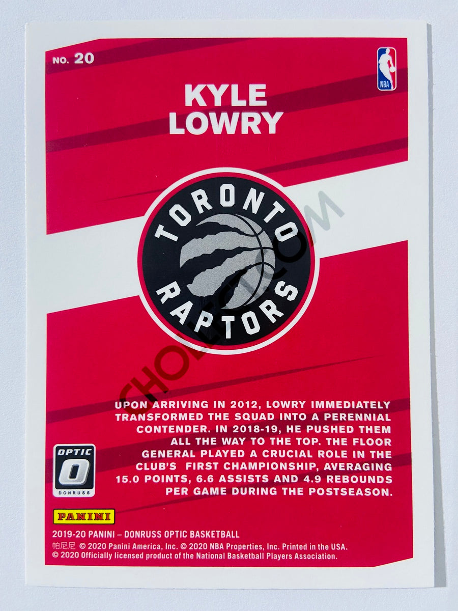 Kyle Lowry - Toronto Raptors 2019-20 Panini Donruss Optic My House! Insert #20