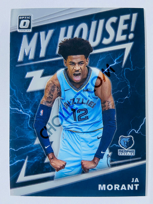 Ja Morant - Memphis Grizzlies 2019-20 Panini Donruss Optic My House! Rookie Card #7