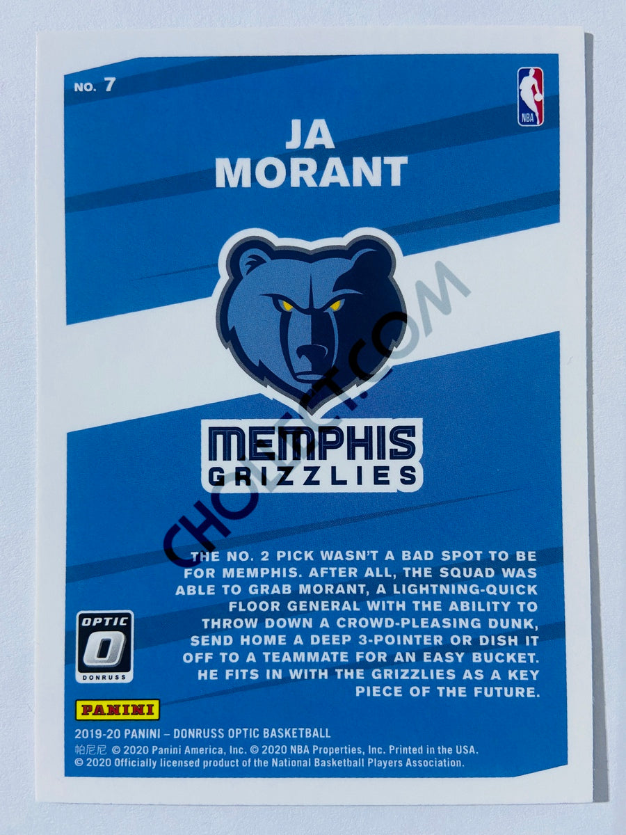 Ja Morant - Memphis Grizzlies 2019-20 Panini Donruss Optic My House! Rookie Card #7