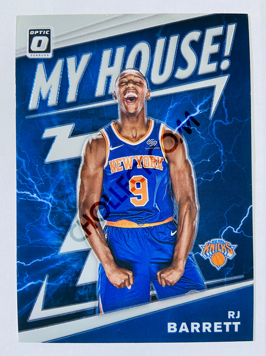 RJ Barrett - New York Knicks 2019-20 Panini Donruss Optic My House! Insert Rookie #17