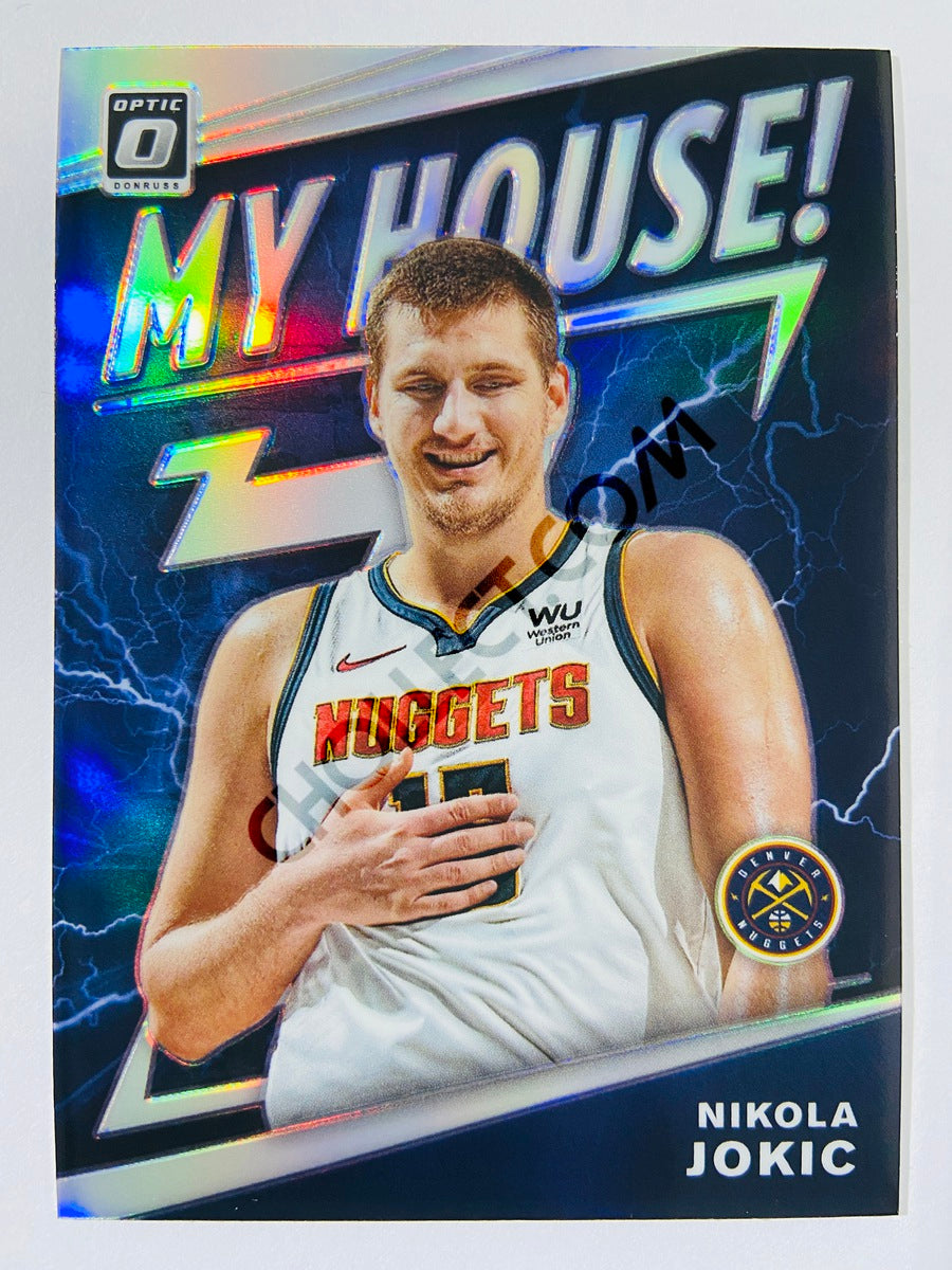 Nikola Jokic - Denver Nuggets 2019-20 Panini Donruss Optic My House! Holo Parallel #6