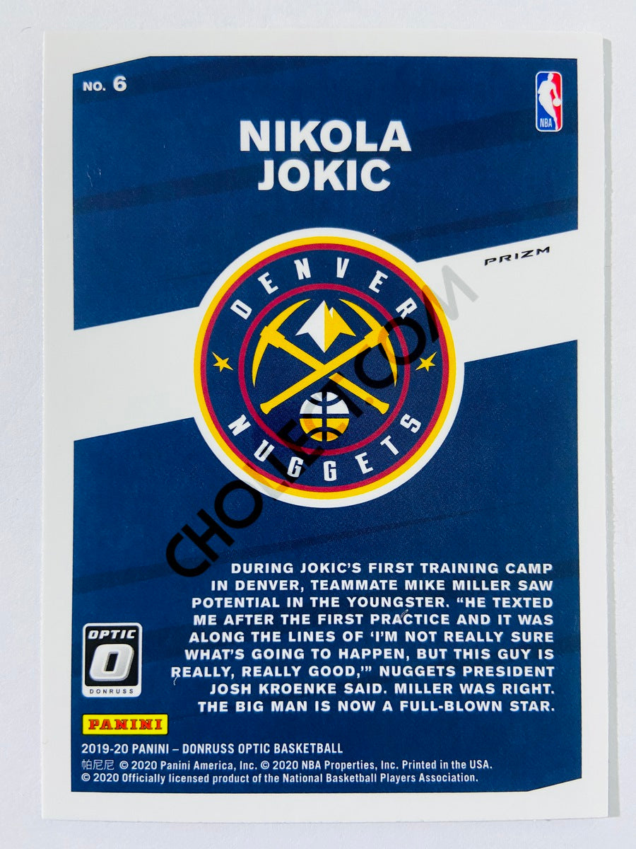 Nikola Jokic - Denver Nuggets 2019-20 Panini Donruss Optic My House! Holo Parallel #6