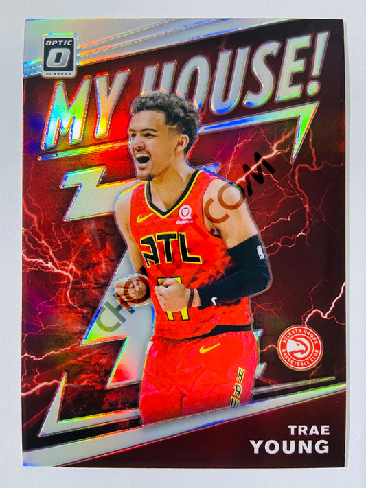 Trae Young - Atlanta Hawks 2019-20 Panini Donruss Optic My House! Holo Parallel #18