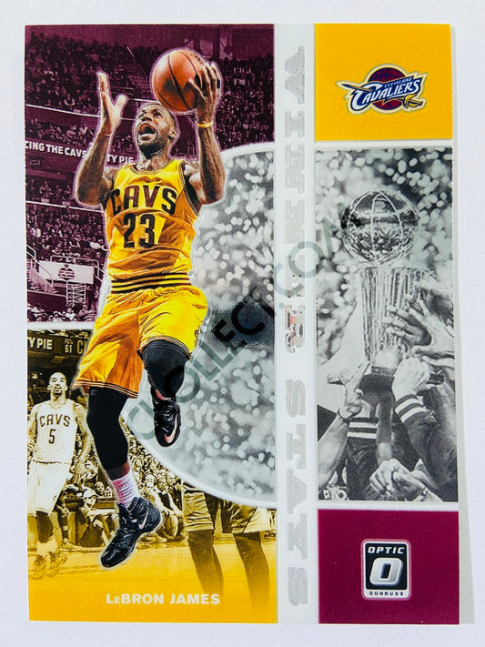 LeBron James - Cleveland Cavaliers 2019-20 Panini Donruss Optic Winner Stays #10