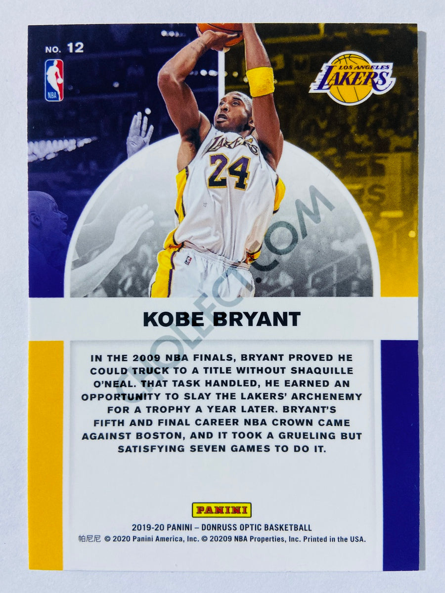 Kobe Bryant - Los Angeles Lakers 2019-20 Panini Donruss Optic Winner Stays #12