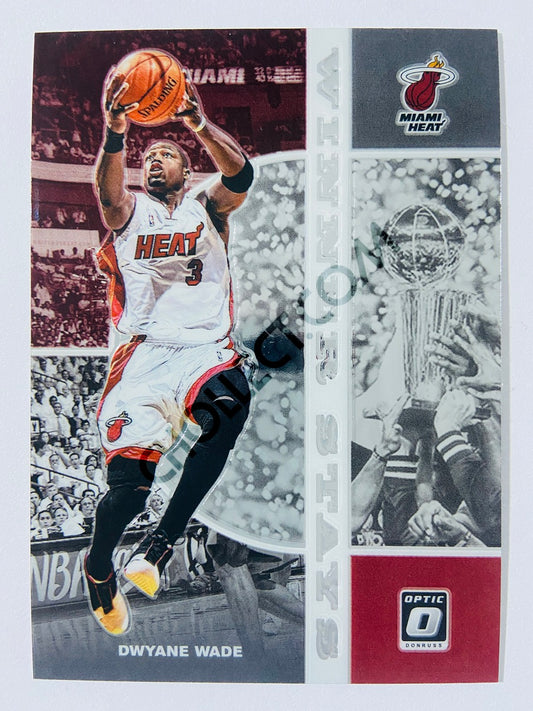 Dwyane Wade - Miami Heat 2019-20 Panini Donruss Optic Winner Stays #16