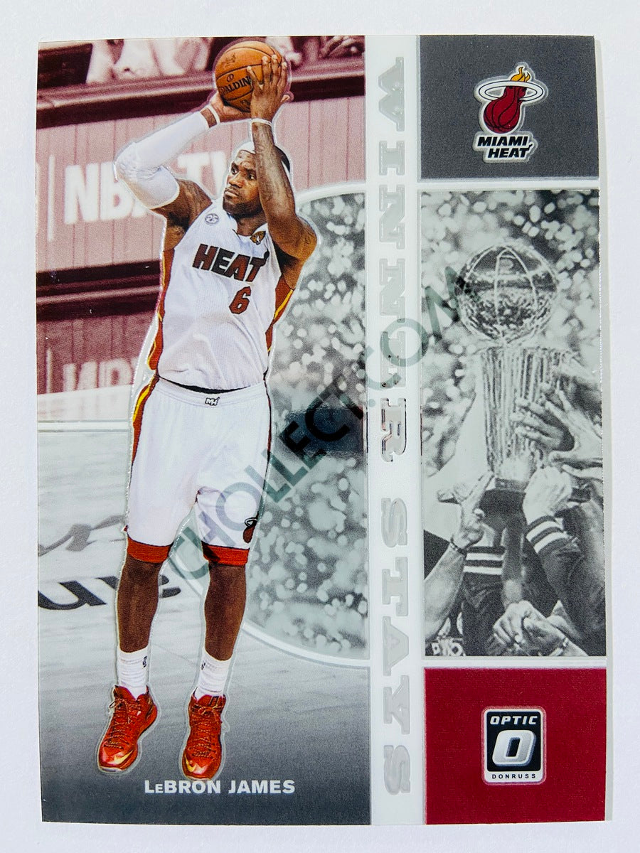 LeBron James - Miami Heat 2019-20 Panini Donruss Optic Winner Stays #20