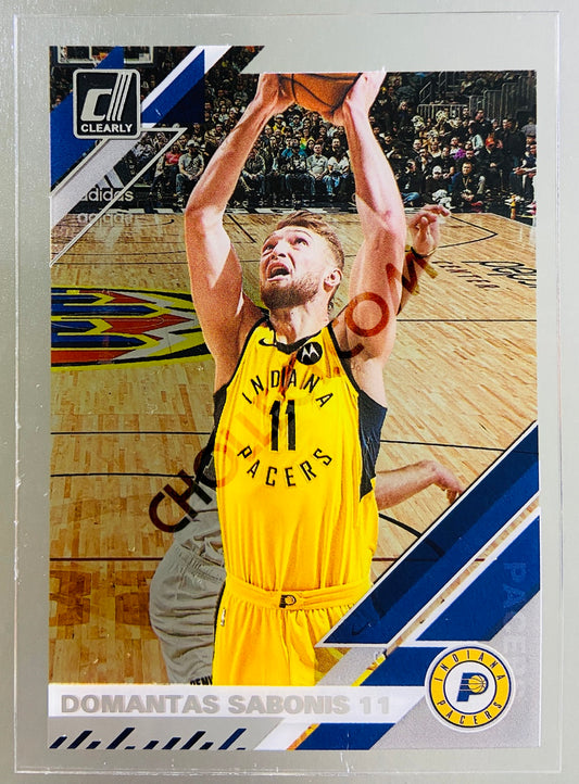 Domantas Sabonis - Indiana Pacers 2019-20 Panini Donruss Clearly #17