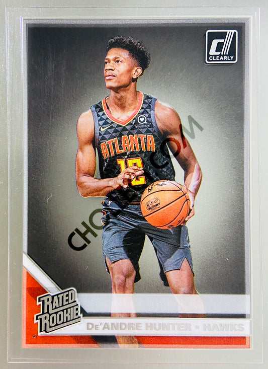 De'Andre Hunter - Atlanta Hawks 2019-20 Panini Donruss Clearly Rated Rookie #54