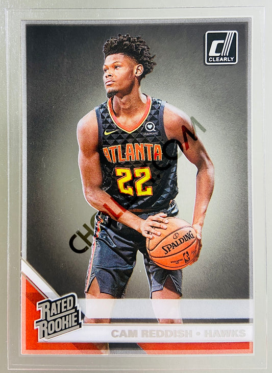 Cam Reddish - Atlanta Hawks 2019-20 Panini Donruss Clearly Rated Rookie #59