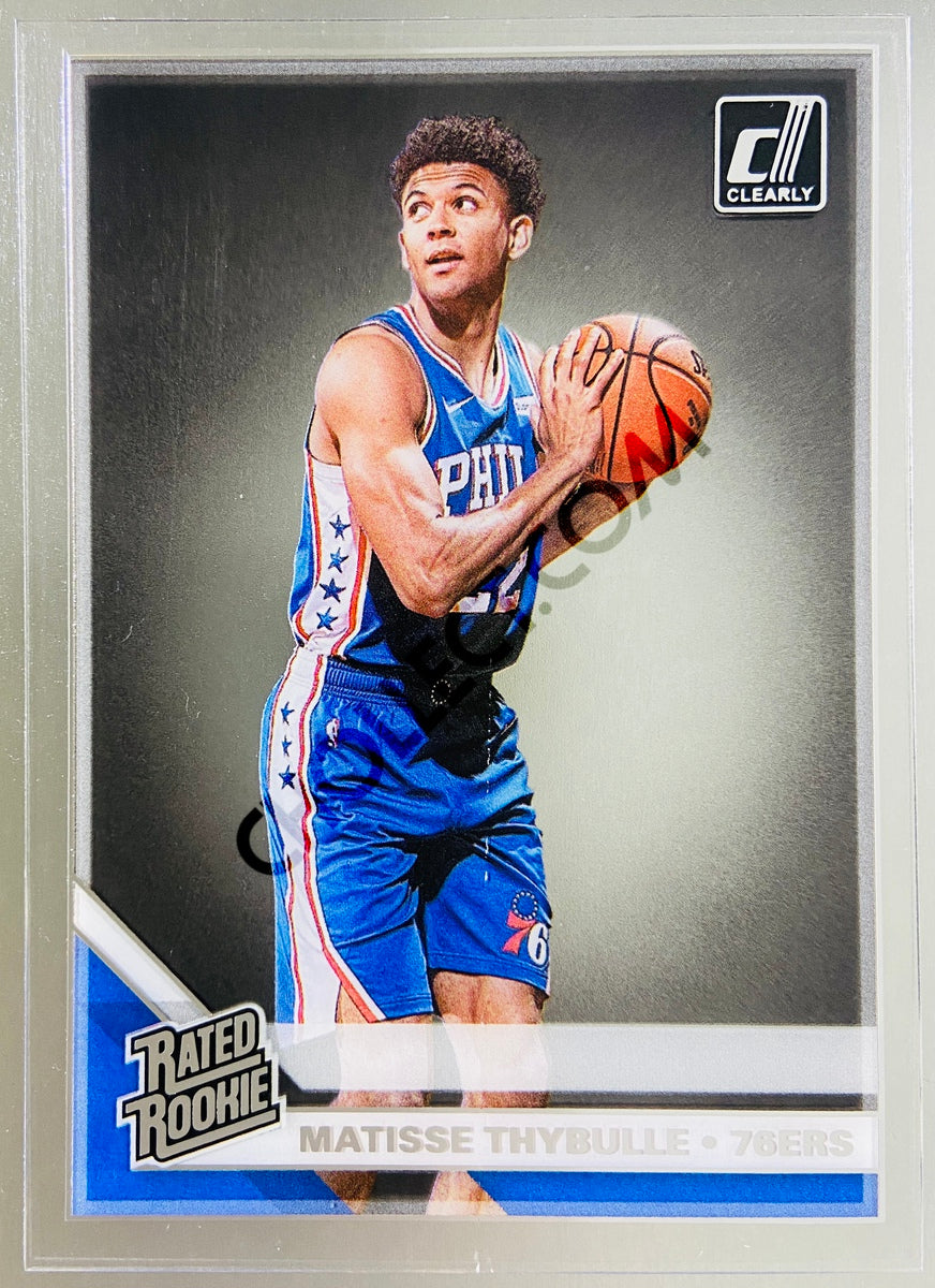 Matisse Thybulle - Philadelphia 76ers 2019-20 Panini Donruss Clearly Rated Rookie #69