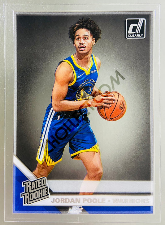 Jordan Poole - Golden State Warriors 2019-20 Panini Donruss Clearly Rated Rookie #76