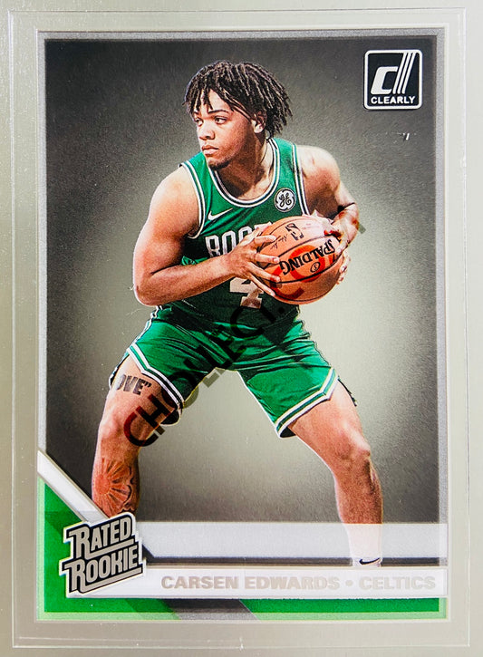 Carsen Edwards - Boston Celtics 2019-20 Panini Donruss Clearly Rated Rookie #81