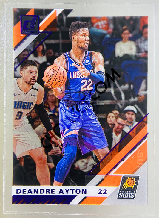 Deandre Ayton - Phoenix Suns 2019-20 Panini Donruss Clearly Purple Parallel #35