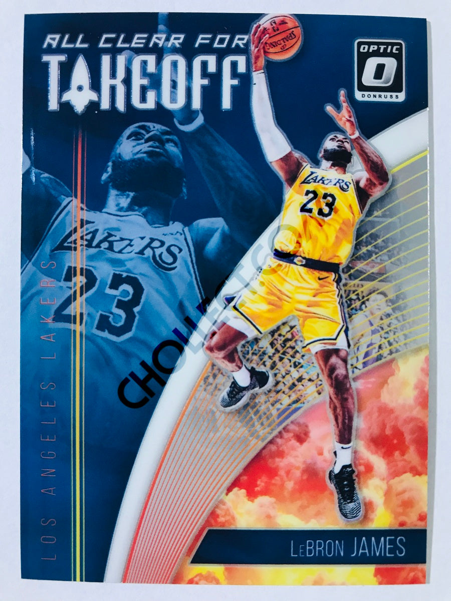 LeBron James - Los Angeles Lakers 2018-19 Panini Donruss Optic All Clear for Takeoff #1