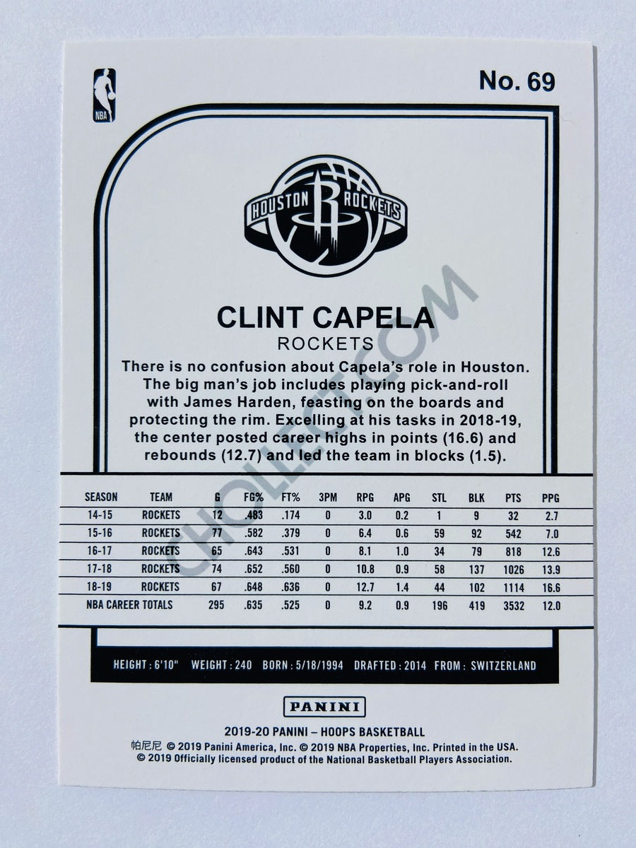 Clint Capela – Houston Rockets 2019-20 Panini Hoops #69