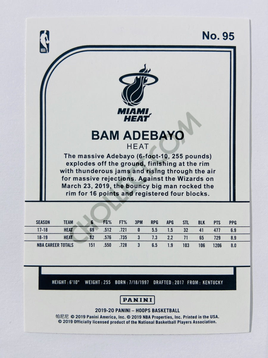 Bam Adebayo – Miami Heat 2019-20 Panini Hoops #95