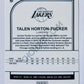 Talen Horton-Tucker - Los Angeles Lakers 2019-20 Panini Hoops RC Rookie #248