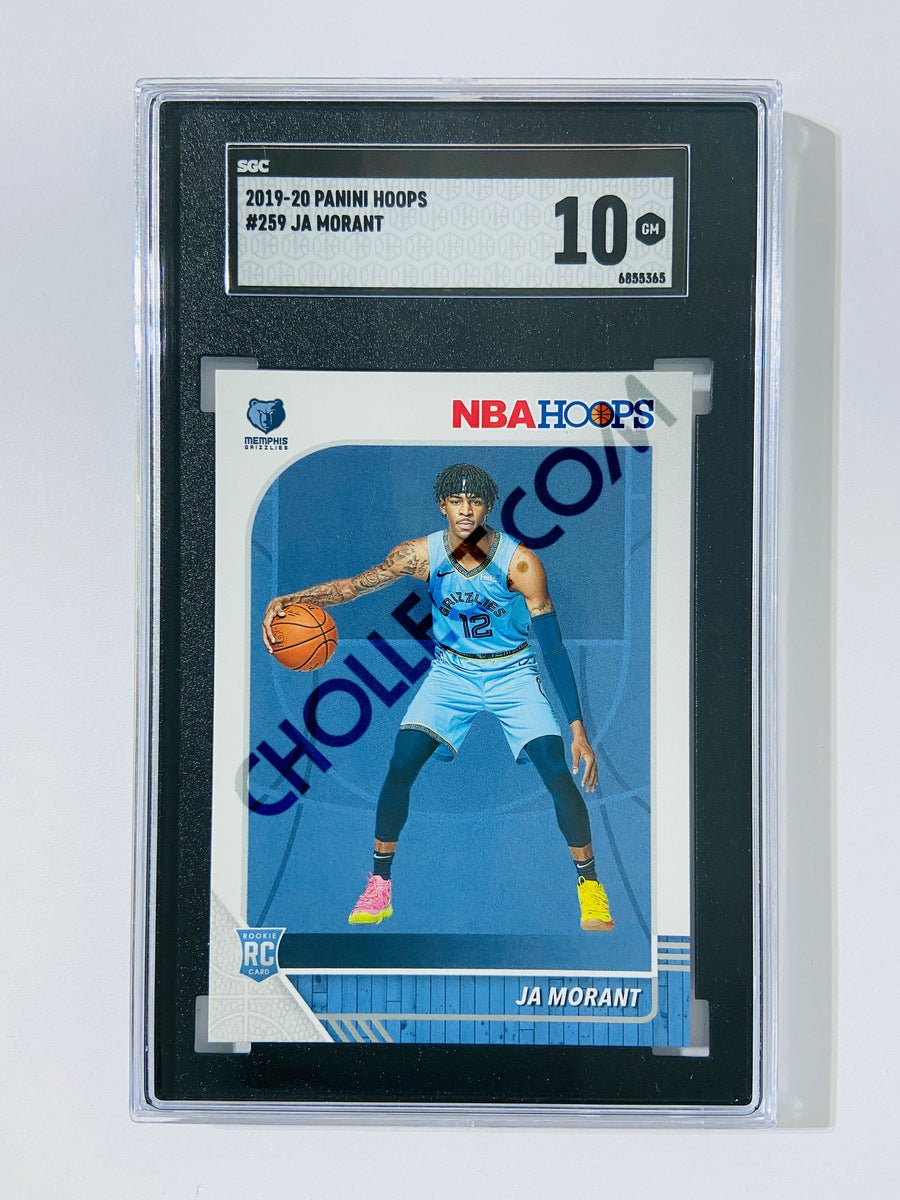 Ja Morant - Memphis Grizzlies 2019-20 Panini Hoops RC Rookie #259 [SGC 10] SN: 6855365