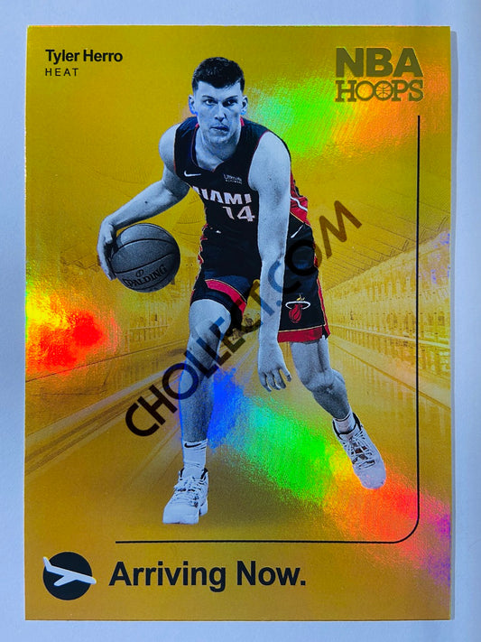 Tyler Herro - Miami Heat 2019-20 Panini Hoops Arriving Now Holo Parallel Insert Rookie Card #13