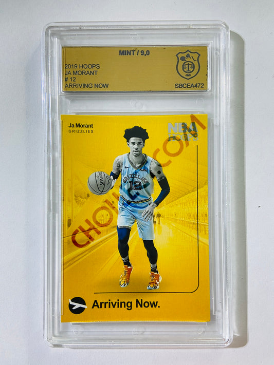 Ja Morant - Memphis Grizzlies 2019-20 Panini Hoops Arriving Now Insert #12 [GS 9] SN: SBCEA472