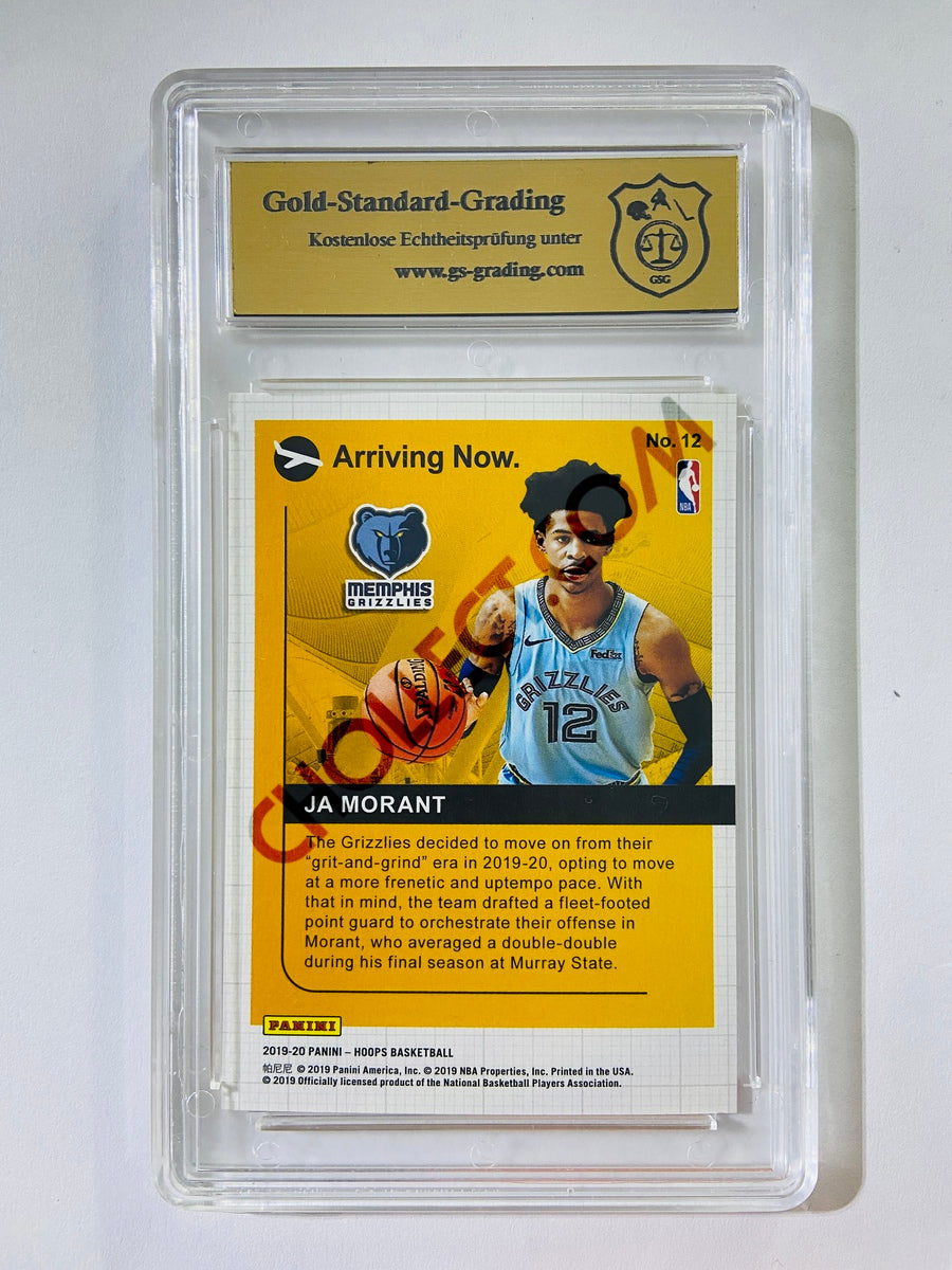 Ja Morant - Memphis Grizzlies 2019-20 Panini Hoops Arriving Now Insert #12 [GS 9] SN: SBCEA472