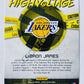 LeBron James - Los Angeles Lakers 2019-20 Panini Hoops High Voltage #2