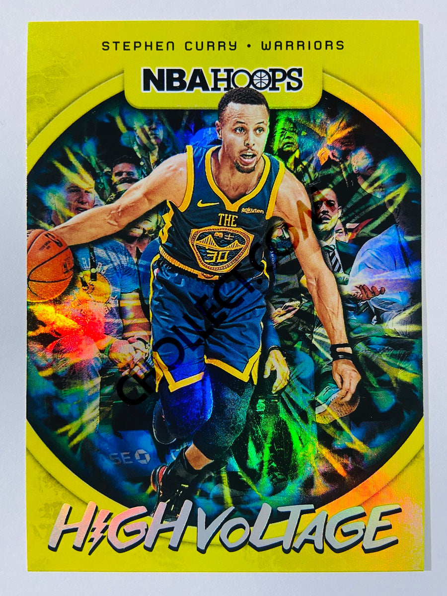 Stephen Curry - Golden State Warriors 2019-20 Panini Hoops High Voltage #10