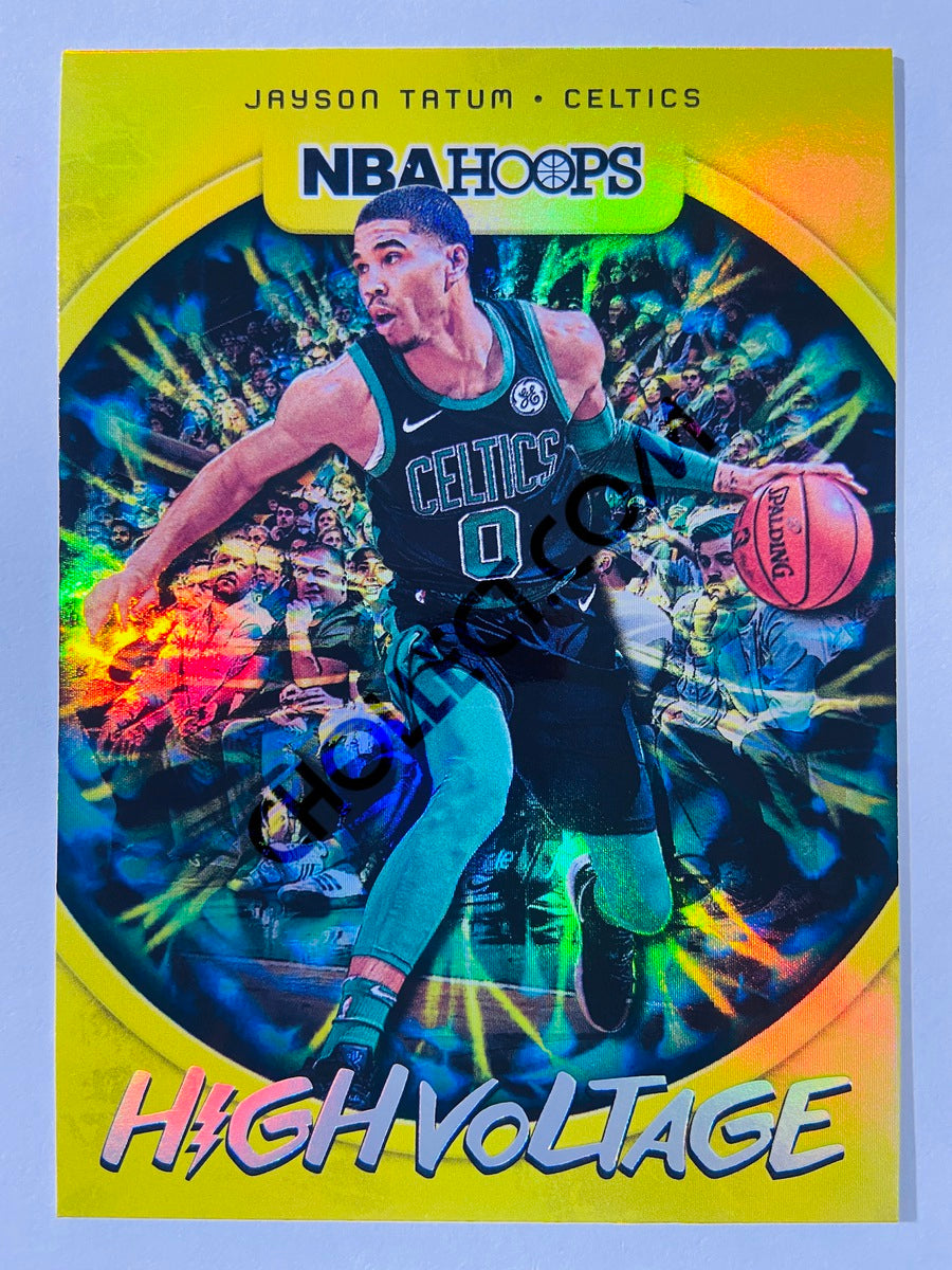 Jayson Tatum - Boston Celtics 2019-20 Panini Hoops High Voltage #25