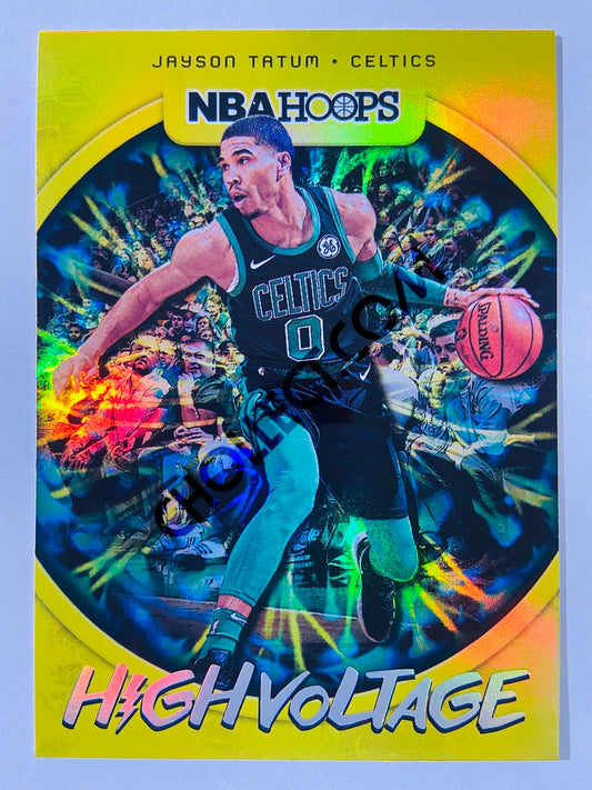 Jayson Tatum - Boston Celtics 2019-20 Panini Hoops High Voltage #25