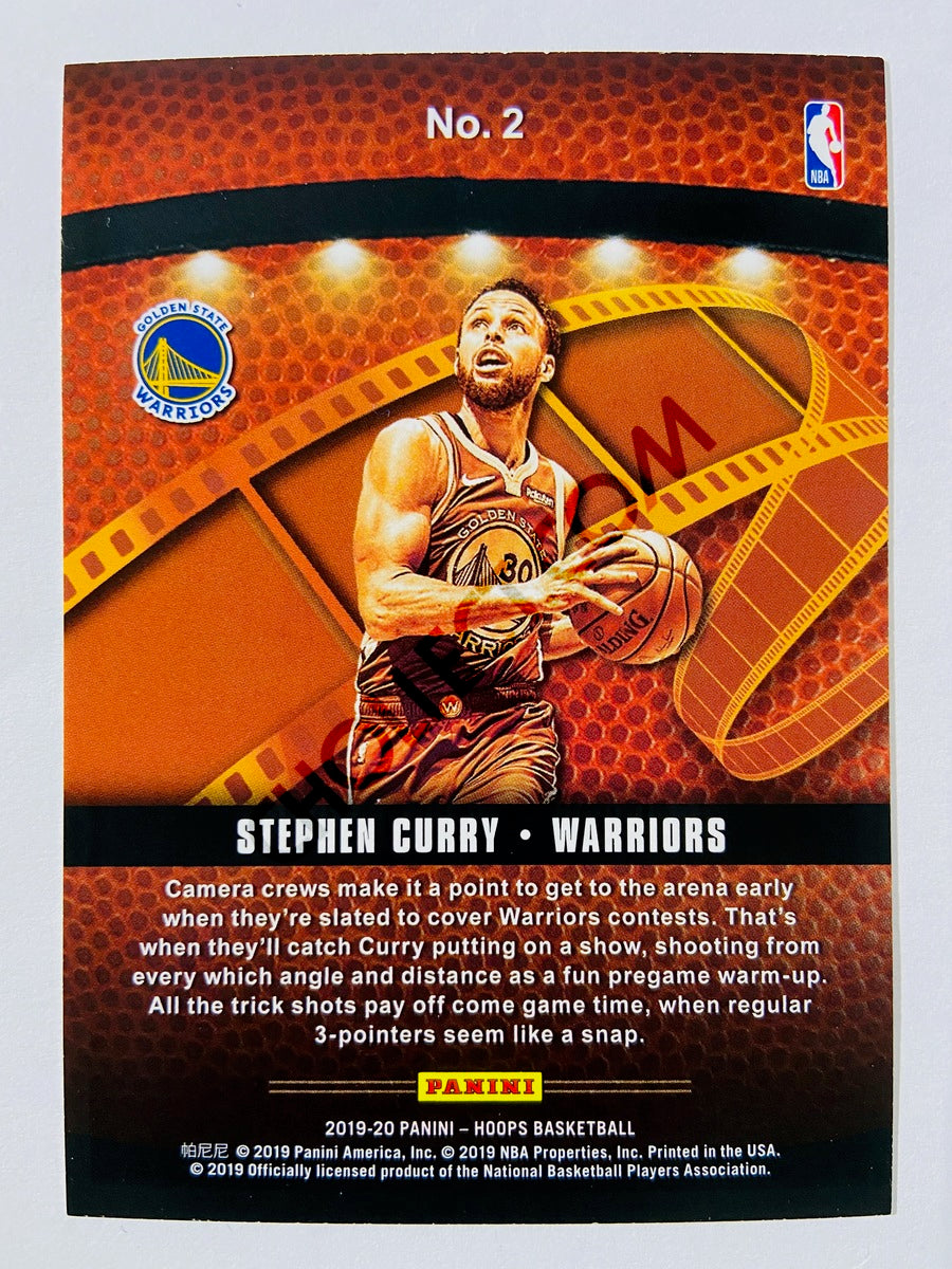 Stephen Curry – Golden State Warriors 2019-20 Panini Hoops Lights, Camera, Action #2