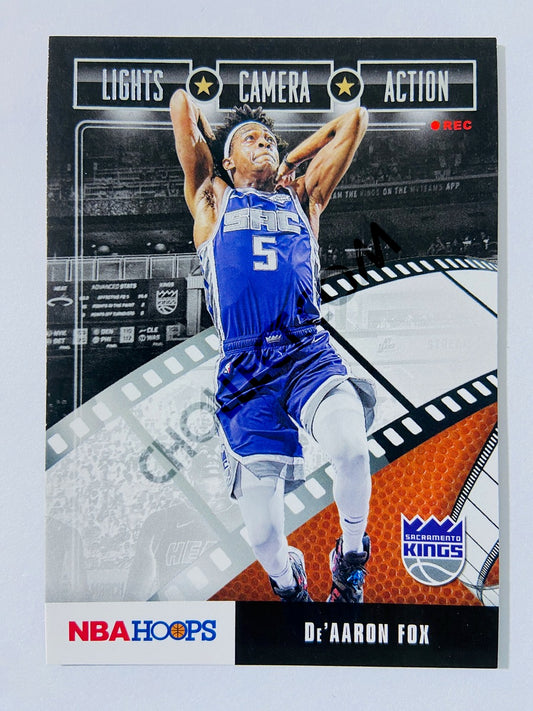 De'Aaron Fox – Sacramento Kings 2019-20 Panini Hoops Lights, Camera, Action Insert #3