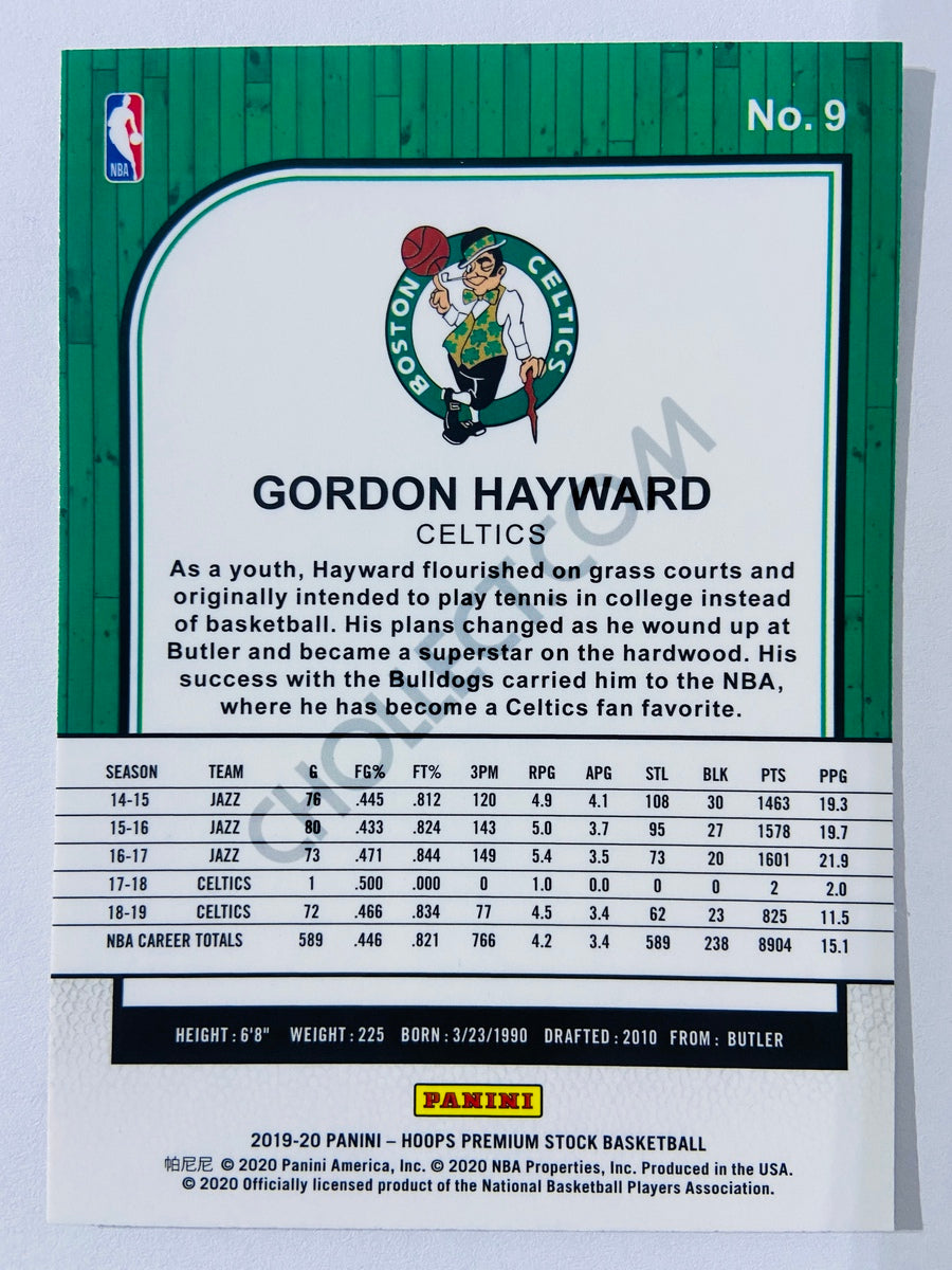 Gordon Hayward - Boston Celtics 2019-20 Panini Hoops Premium Stock #9